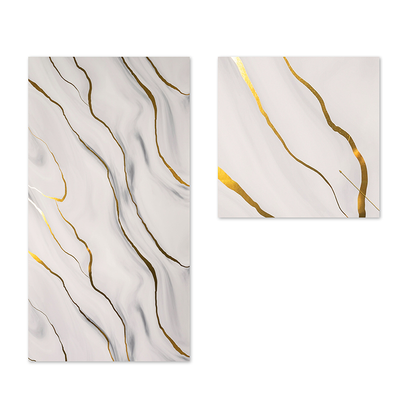 Eco Friendly marble design decorative wall stickers easy cleaning Sound Absorbing IXPE house wall panels sticker