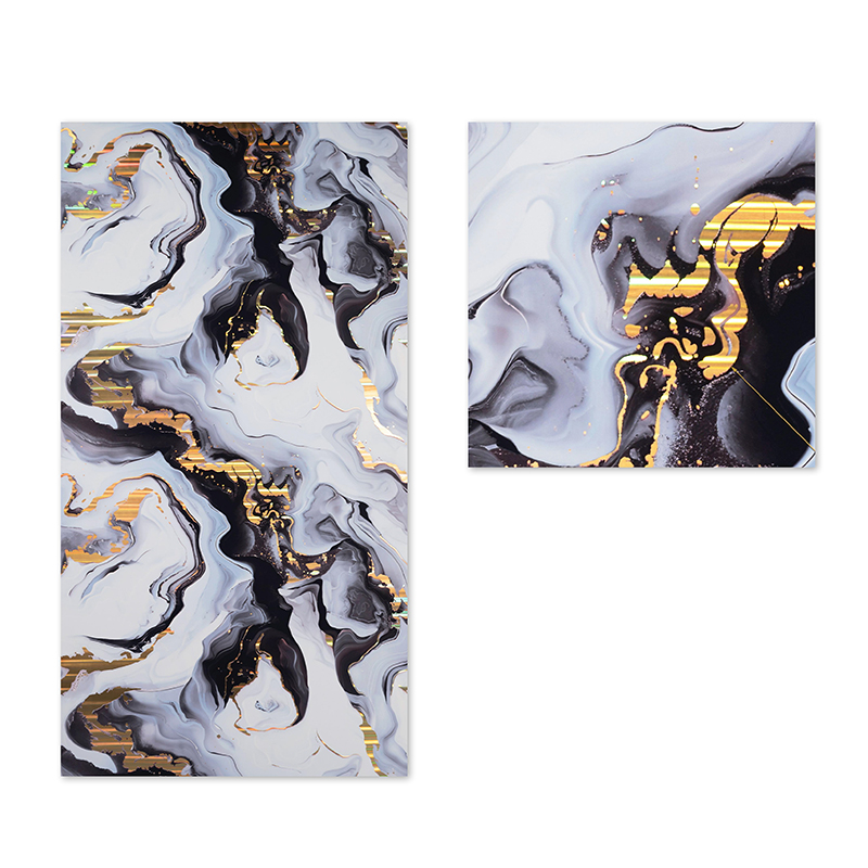 hot selling cheap Wall Panel Stickers IXPE UV marble decorative wall sticker custom for Home Decor