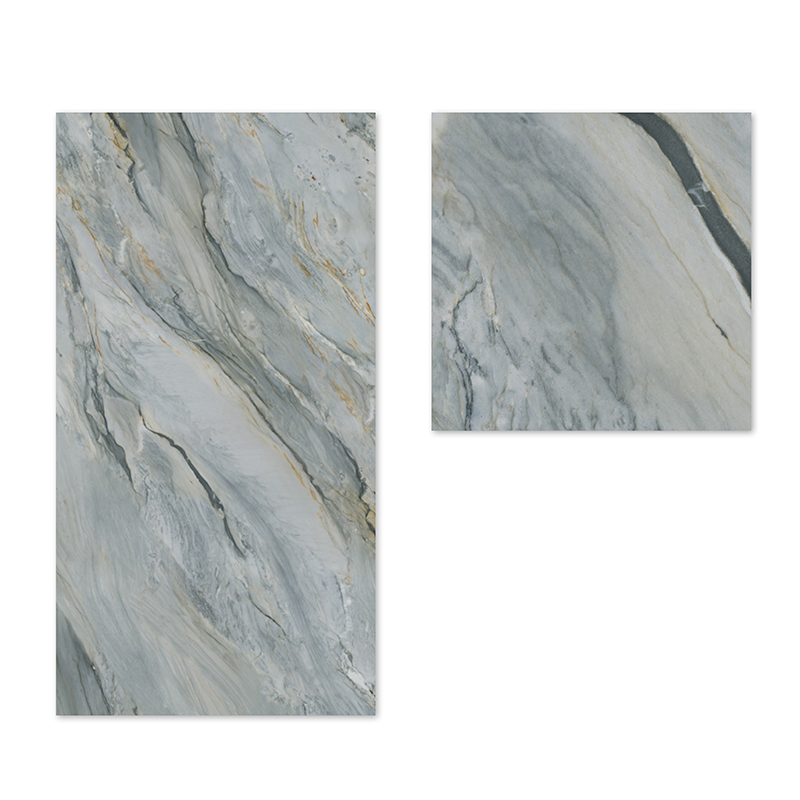 Easy DIY Installation Spanish Style Papel Tapiz Marble Wall Sticker with Metallic Accents