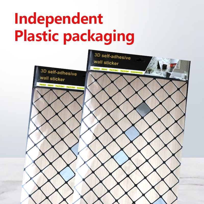 wholesale price Soundproof durable wall covering home self adhesive IXPE mosaic 3d decorative wall stickers