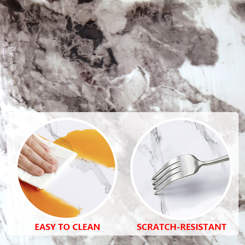 Eco Friendly marble design decorative wall stickers easy cleaning Sound Absorbing IXPE house wall panels sticker