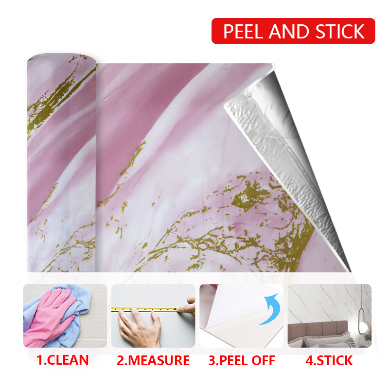 Mold Resistant Waterproof Ixpe Wallpapers Self-Adhesive Wall Sticker for Bathroom and Kitchen