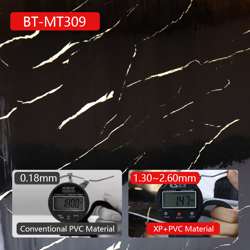 new living room UV marble grain wall sticker Easy Cleaning Beautiful Interior decoration ixpe wall p