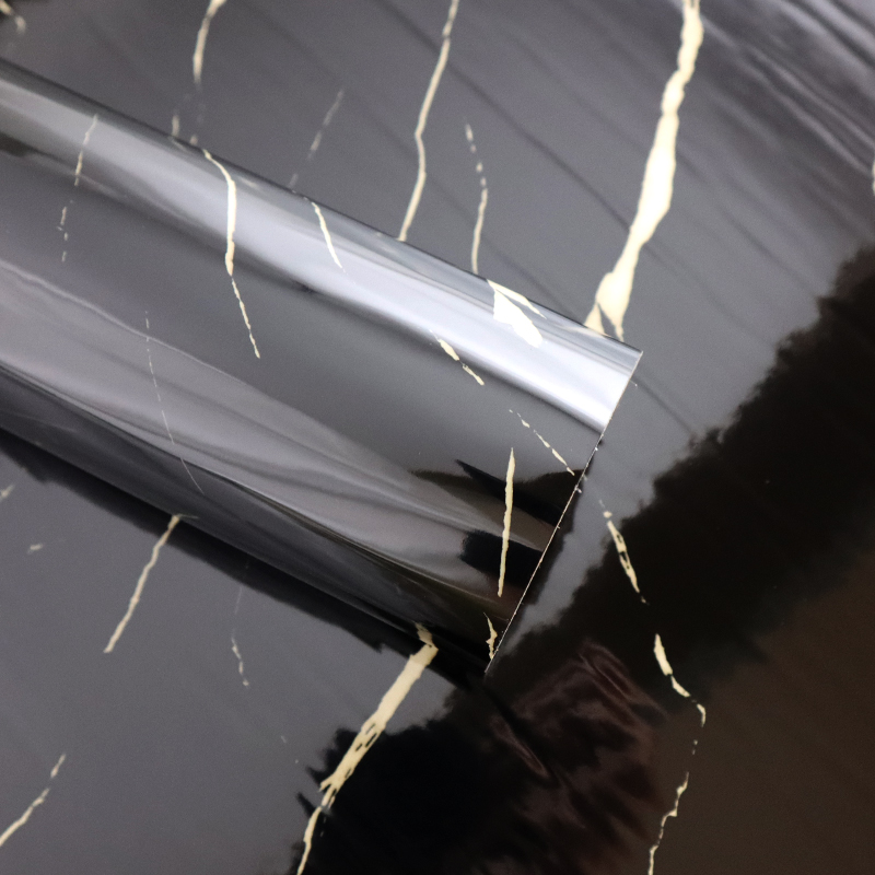 new living room UV marble grain wall sticker Easy Cleaning Beautiful Interior decoration ixpe wall panel sticker wholesale