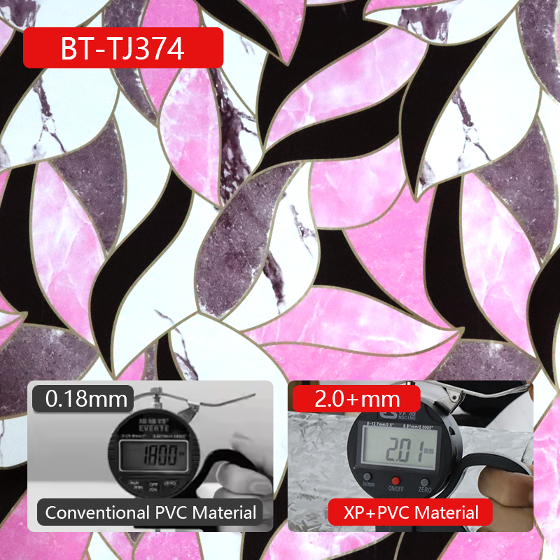 factory wholesale modern design Self Adhesive IXPE Waterproof UV Marble Wall Sticker for Household U