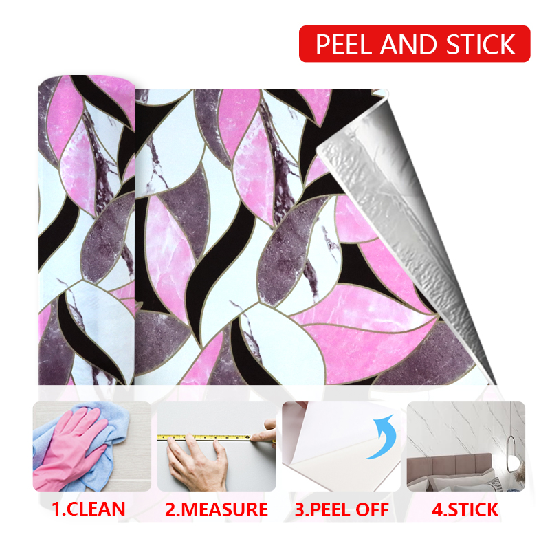 factory wholesale modern design Self Adhesive IXPE Waterproof UV Marble Wall Sticker for Household Use