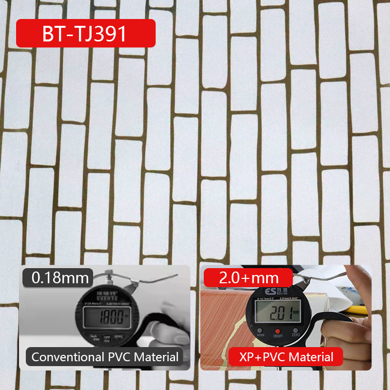 Easy DIY Installation Spanish Style Papel Tapiz Marble Wall Sticker with Metallic Accents