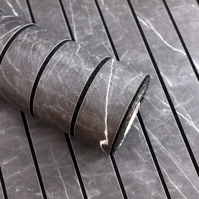 new design indoor decoration self adhesive wall sticker wood veneer fluted wall sticker for home office