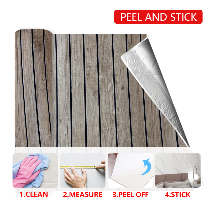 High Gloss marble grain Self-Adhesive Waterproof ixpe 3d fluted wall sticker for Living Room and Bathroom