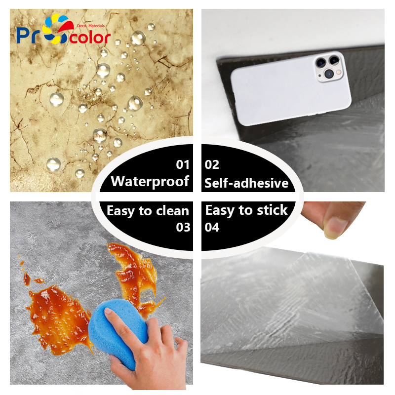 luxury vinyl tile lvt flooring durable self adhesive wood grain flooring for Home Commercial Office