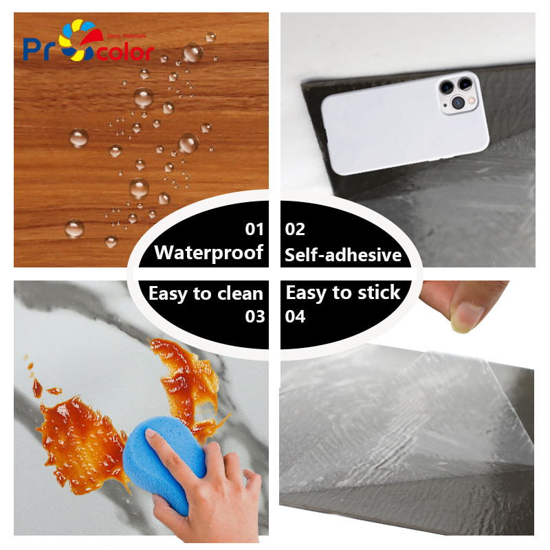 cheap office home indoor Anti-scratch wood grain PVC lvt floor self adhesive rectangle lvt floor tiles